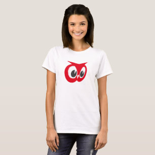 Rote Eule T-Shirt
