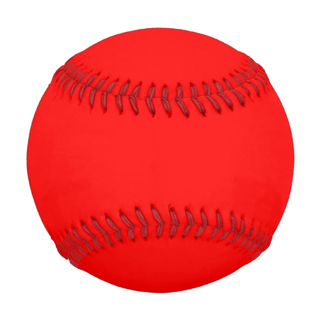Rote Farbe | Classic | elegant | Trendy Baseball (Vorderseite)