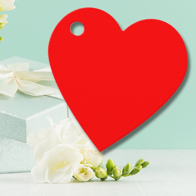 Rote Farbe | Classic | elegant | Trendy Geschenkanhänger (Von Creator hochgeladen)