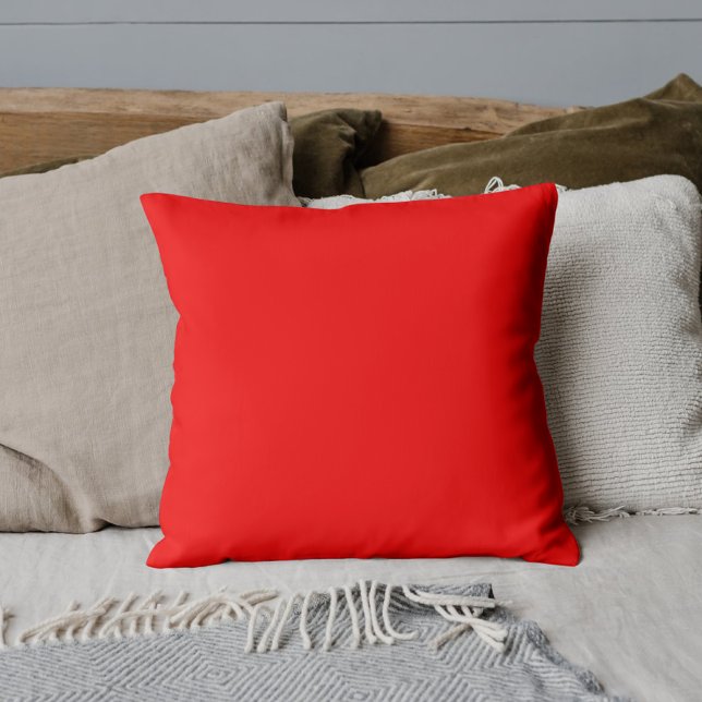 Rote Farbe | Classic | elegant | Trendy Kissen (Von Creator hochgeladen)