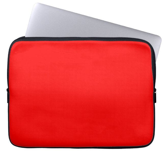 Rote Farbe | Classic | elegant | Trendy Laptopschutzhülle (Vorderseite)