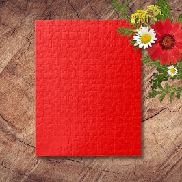 Rote Farbe | Classic | elegant | Trendy Puzzle