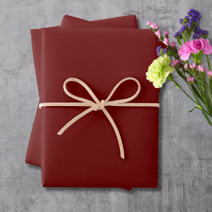 Rote Farbe des Blutes Classic elegant Geschenkpapier Set