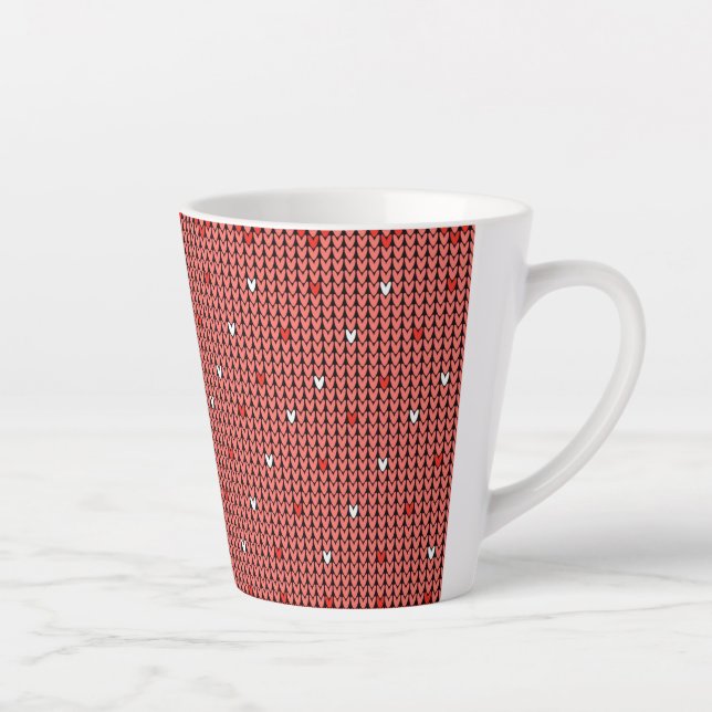 Rote Feiertags-Tasse Milchtasse (Rechts)