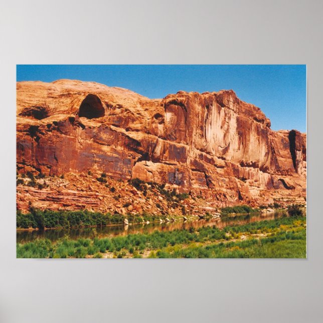 Rote Felsberge in Utah Poster (Vorne)