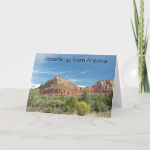 Rote Felsen in Sedona Karte