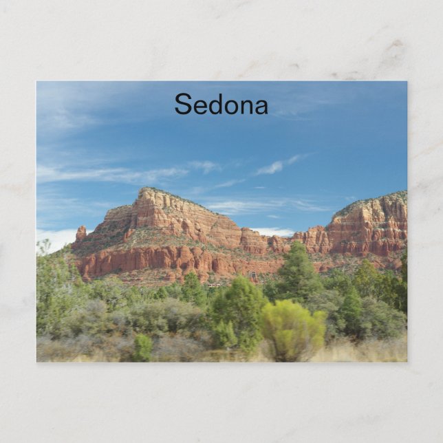 Rote Felsen in Sedona Postkarte (Vorderseite)