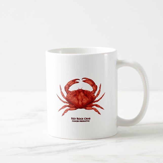 Rote Felsen-Krabbe (pazifisch) Tasse (Rechts)
