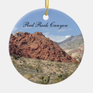 Rote Felsen-Schlucht-Verzierung Keramik Ornament
