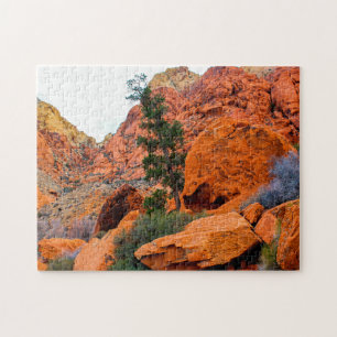 Rote Felsen und Canyons Utah. Puzzle