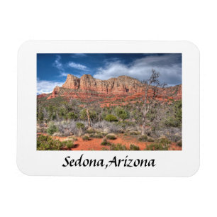 Rote Felslandschaft Sedona Arizona Magnet