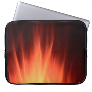 Rote Feueranzeige Laptopschutzhülle