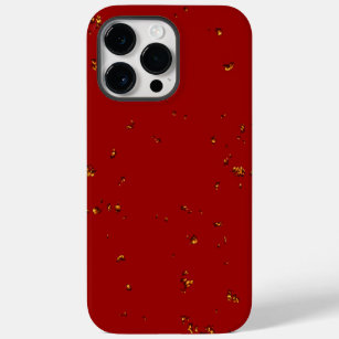 Rote Feuerstrahlen überlagern Ihr Foto Case-Mate iPhone 14 Pro Max Hülle