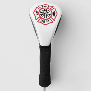 Rote Feuerwehrmann-Golf-Kopf-Abdeckung Golf Headcover