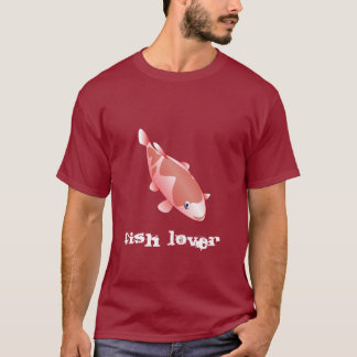 Rote Fische: FISCH-LIEBHABER T-Shirt