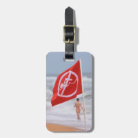 Rote Flagge am Strand — Florida