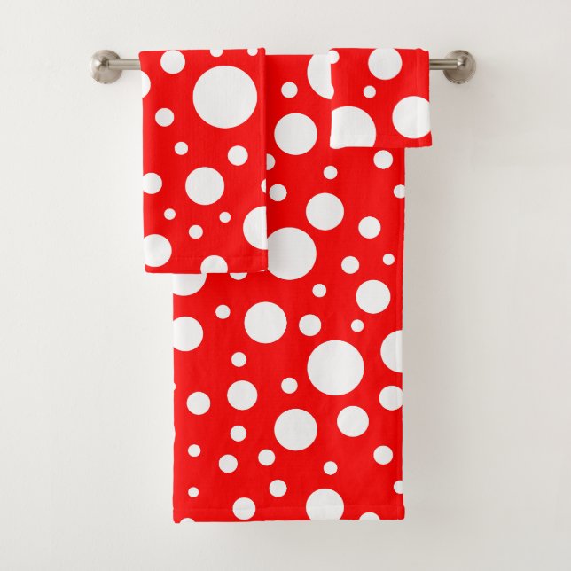 Rote Flecken Badetuch Set (Insitu)