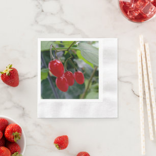 rote Flecken im Herbst Serviette