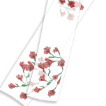 Rote Flora<br><div class="desc">Wasserfarbe ist perfekt für leichtem Chiffon, und dieses originelle Blumenmuster macht es noch feminin.</div>