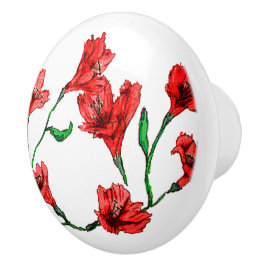 Rote Flora Keramikknauf