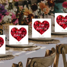 Rote Flora Moderne Elegantes Happy Mothers Day Par