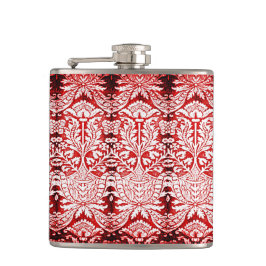 Rote Florenflasche Flachmann