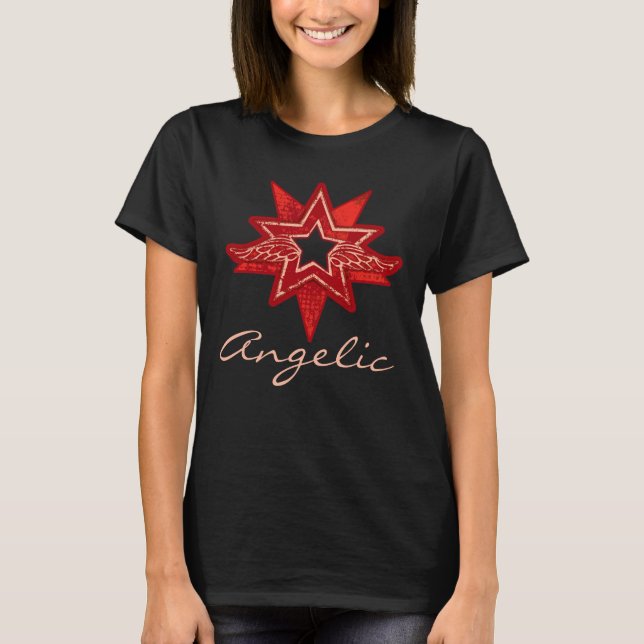 Rote Flügel-T - Shirt (Vorderseite)