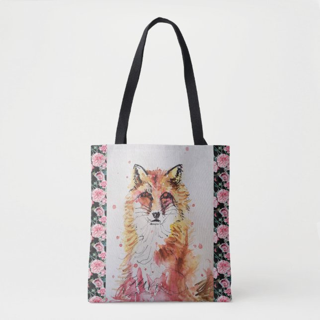 Rote Fox Aquarellbilder Fox Frische Pasta machen (Vorderseite)