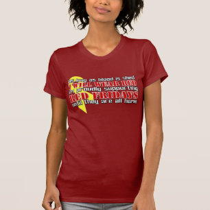 Rote Freitag T-Shirt