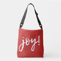 Rote Freude Crossbody Tasche groß