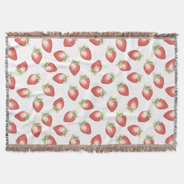 Rote Frucht Erdbeeren Decke (Vorderseite)