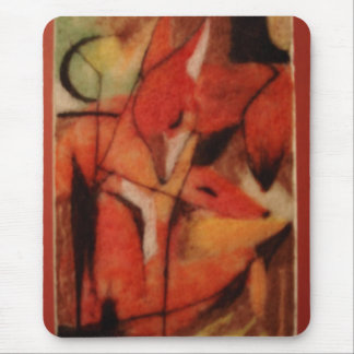 Rote Füchse Mousepad