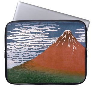 Rote Fuji, Aka Fujiyama Vulkan Katsushika Hokusai Laptopschutzhülle