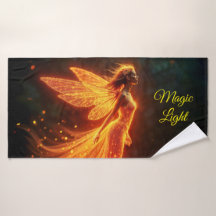 Rote funkelnd feurige Girl Fantasy Glitzer Magie