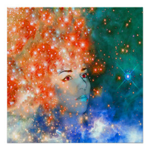 Rote Galaxie Poster