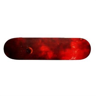 rote Galaxie Skateboard
