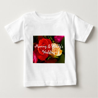 Rote Gelbe Rose Baby T-shirt