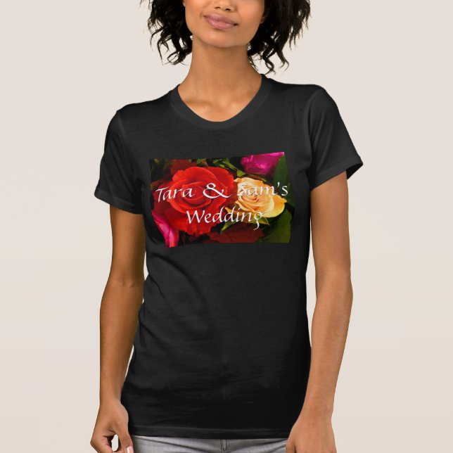 Rote Gelbe Rose T-Shirt (Vorderseite)