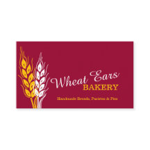 Rote gelbe Visitenkarten der