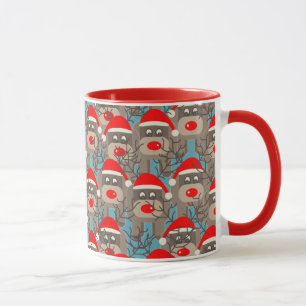 Rote gerochene Rene Tasse