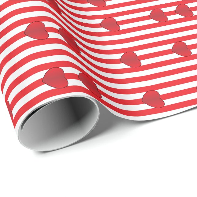 Rote Geschenkpapier (Rolleneckpunkt)