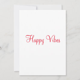 Rote glückliche Villen Urlaub einfache minimale Ka Feiertagskarte