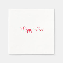 Rote glückliche Villen Urlaub einfache minimale Ka Serviette