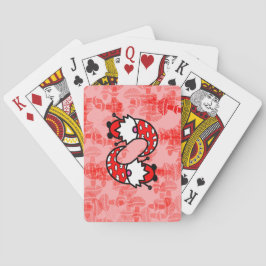 Rote Gnome Spielkarten