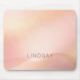 Röte Gold Glow Farbverlauf Mousepad