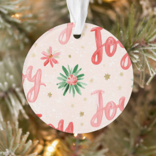 Rote Gold Sterne Rosa Weiß Glauben Weihnachten Ornament