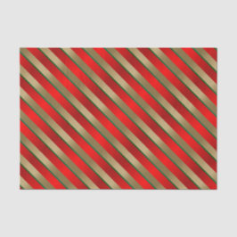 Rote, goldene und grüne Streifen Seidenpapier