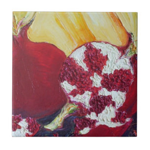 Rote Granatapfel-Fliese Fliese