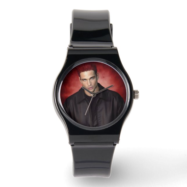 Rote Gravity-Uhr Armbanduhr (Vorderseite)
