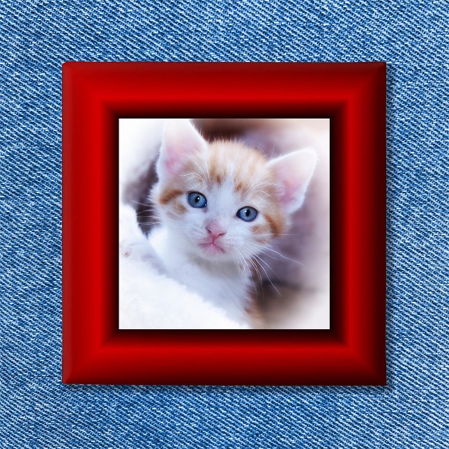 Rote Grenze Button (Red Border Button)